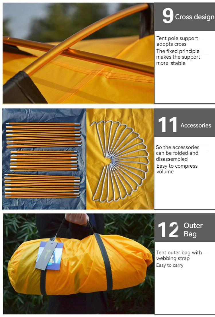 Cheap Goat Tents Good Quality Double Layer 3 4 Person Waterproof Pu5000mm Ultralight Ultralarge Outdoor Tent Tente De Camping Barraca Bivvy Tents 